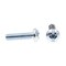Prime-Line Machine Screw, Round, Phil/Sltd Comb Drive No. 8-32 X 5/8in Zinc Plated Steel 75PK 9003531 - alternate 3